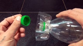 плазменный светильник из пластиковой бутылки