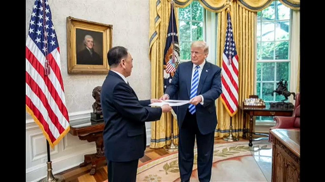 Kim Jong-un sends a letter to President Trump