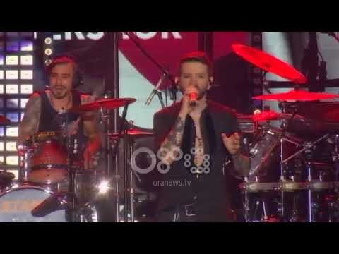 Mall - Eugent Bushpepa ndez skenën e Sheshit Skënderbej me këngën e Eurovision