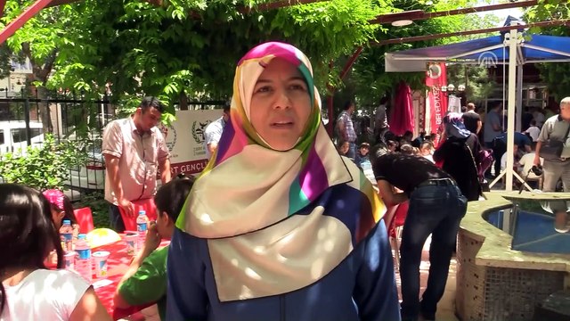 Siirt'te 'tekne orucu' tutan çocuklar iftar yaptı