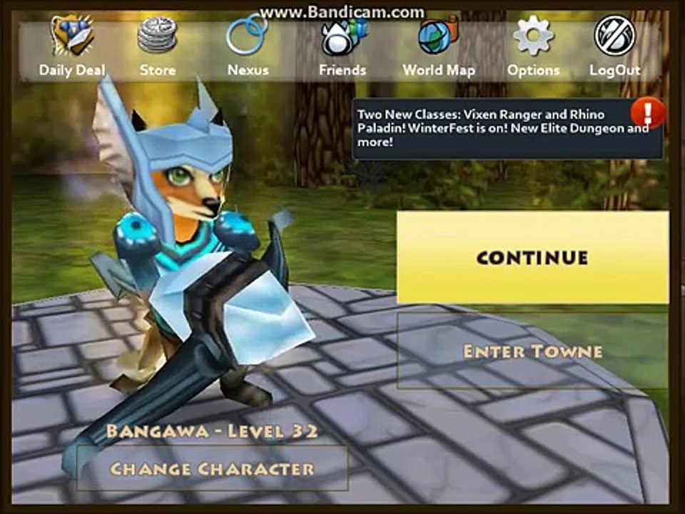 Pocket Legends New class [Fox] lvl 30 [TEST]