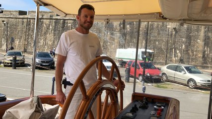 Le yacht « Anne » à Saint-Malo
