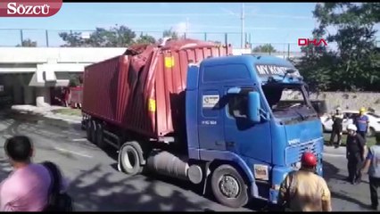 İstanbul, Bakırköy’de TIR kazası