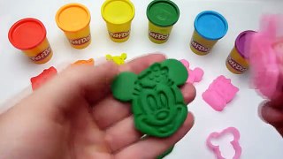 The Biggest Play Doh Popsicle with Disney Charers | Rainbow Colors Learning Video | Education