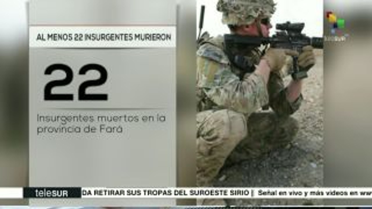 Al menos 22 insurgentes muertos en operaciones de las fuerzas afganas