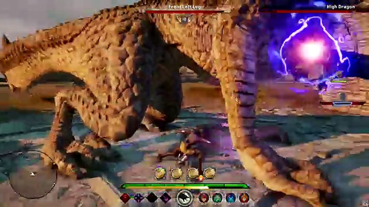Dragon Age Inquisition: Multiplayer High Dragon Boss Fight!