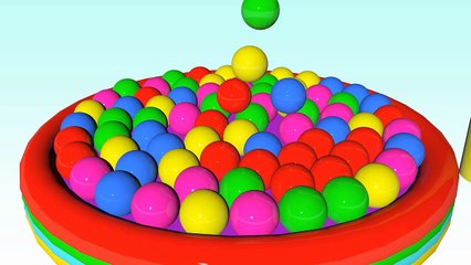 aprenda as cores com boles e piscina infantil em portugues brasil para crianas