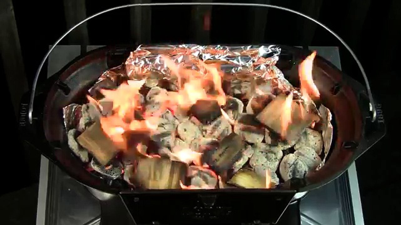 Two-Pound Ribeye on a Lodge Sportsman Grill