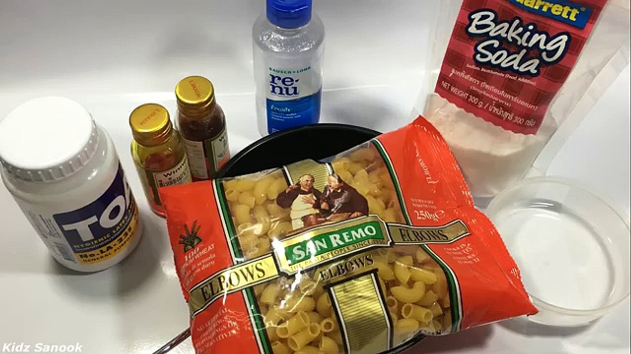 สไลม์มักกะโรนีซอสชีส(แม็คแอนด์ชีส) | How to make Mac&Cheese Slime