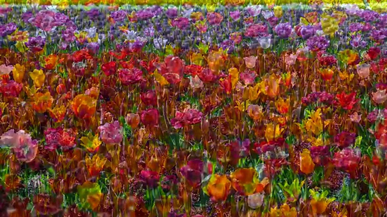 4K (UHD)Relaxation Footage with Nature Scenery and Sounds - FLOWERS - 16