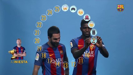 BARÇA EMOJIS:  Arda Turan - Samuel Umtiti