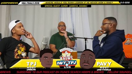 Would LeBron Be Top 10 with No Rings ? | Hoops N Brews