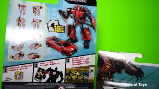Sideswipe vs Quillfire Monster Bot Transformers Robots in Disguise Lots of Toys