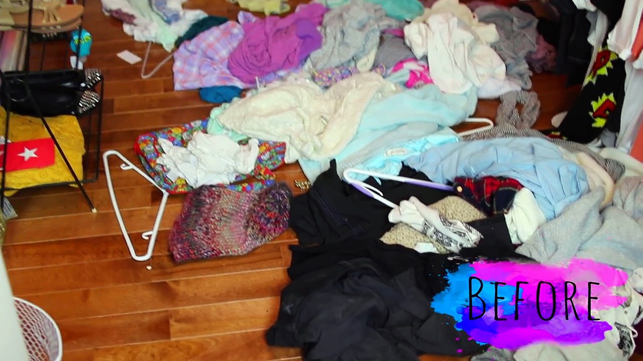 Cleaning my Room & Closet + DIY Organization and my Tips & Tricks!