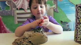 Кинетический песок обзор лепим играем| Kinetic Sand | Живой песок