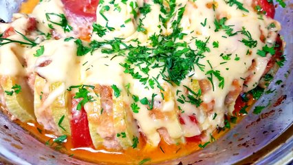 Безумная Вкуснятина из Простых Продуктов! Кабачок с Фаршем - это очень вкусно!