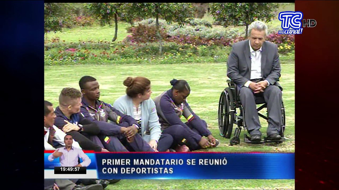 Presidente Moreno felicitó a deportistas ganadores