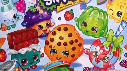 Скачать видео: Shopkins Lunch Box Puzzle Tin Season 2 Mystery Surprise Blind Basket Opening Toy Unboxing