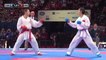 Final Female Kumite -50 Kg. Hong Li vs Alexandra Recchia. World Karate Championships new