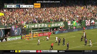 goal* D.Valeri  //Portland Timbers 1-1  La Galaxy//
