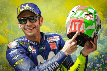 valentino rossi berhasil pole di Mugello Italy dan di Sambut bak juara