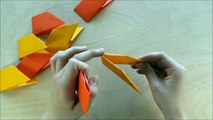 Origami Stern - Weihnachtsbasteln mit Papier - Weihnachtssterne basteln mit Kindern