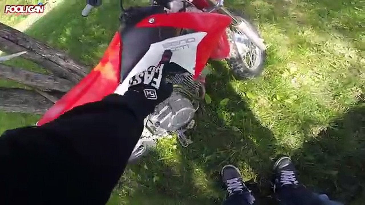 Sending the 110s | Made a Pit Bike Jump!