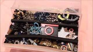 DIY 海量收納! 三合一 (項鍊.手環.戒指) 收納盒 Jewelry Display Box Organizers