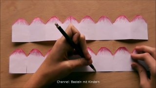 Basteln mit Papier: Pop-Up Karte selber machen - DIY Bastelideen Muttertag - 3D Muttertagsgeschenke