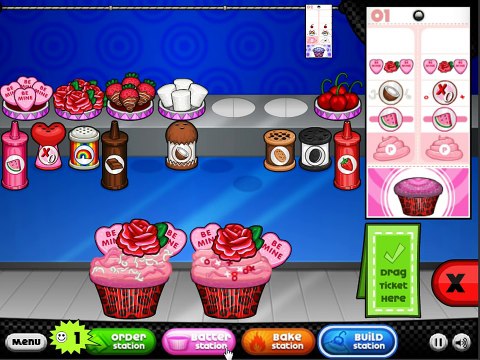 Papas Cupcakeria All Valentine Toppings Unlocked (Rank 8, Day 12)