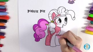My Little Pony Pinkie Pie Coloring Page Sharpie Speed Color Time Lapse - Family Toy Report