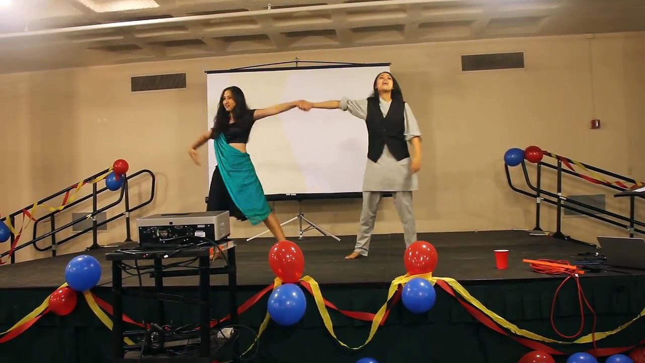 Nepali Dance (Dashain Night) performed by Sneha & Apsana