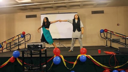 Nepali Dance (Dashain Night) performed by Sneha & Apsana