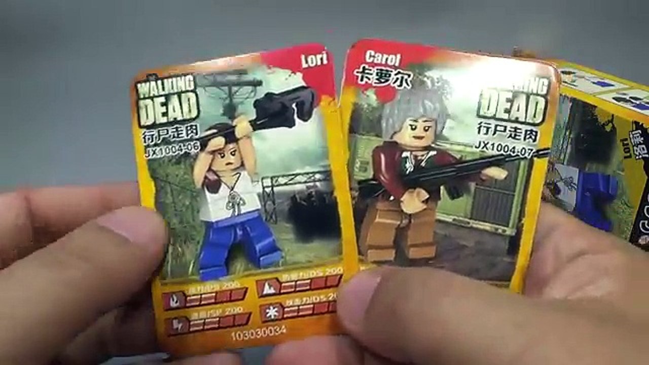 워킹데드 로리 그라임스 릭의 아내 Elephant 거상 레고 짝퉁 미니피규어 리뷰 Lego knockoff The Walking Dead Shane Walsh mini figure