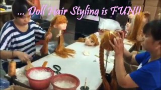 A Tour of a Doll Hair Rooting Fory