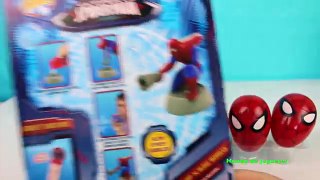 Juguetes Burbujas y Huevos Sorpresa de el Hombre Araña | Spiderman Bubbles and Surprise Eggs