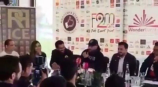 حوار طريف مع الرابور التونسي بالتي أثناء الندوة الصحفية الخاصة بالسهرة الكبرى بمدينة طنجة # @baltiofficial #rachidallali #rachidshow @muslimprodofficial