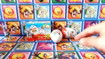 ✌Kinder Surprise Eggs Unwrapping Looney Tunes 5 Surprise Eggs