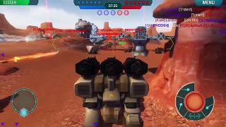 War Robots [WR] - When 4 Furys Attack (Trident + Zeus)
