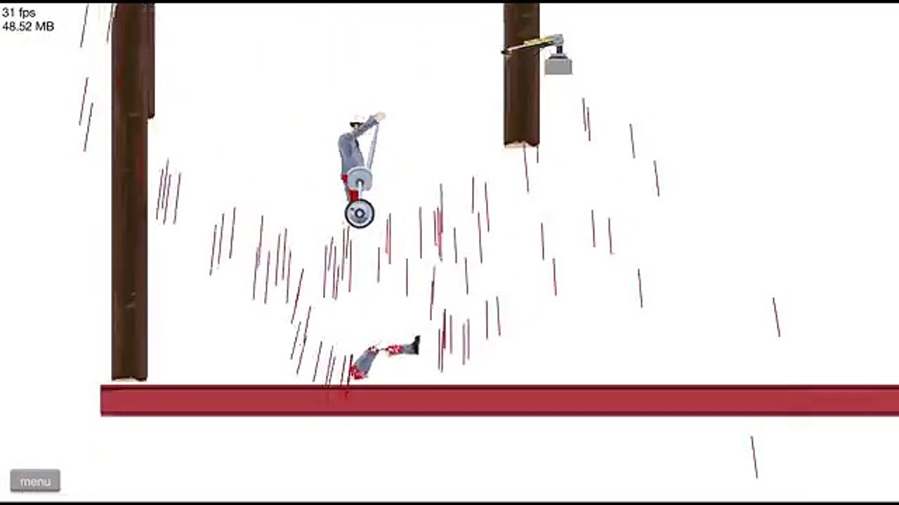 【DE JuN】 HAPPY WHEELS 快樂輪子#6 (死亡獨輪車) 實況
