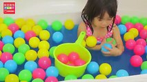 Learn Colors with SLIME BAFF Bath Gooey Pool SLIME BAFF | Playtime with Elise | Kids Play OClock