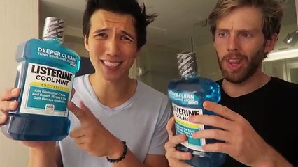 100 SHOTS OF MOUTHWASH CHALLENGE FAIL!!!