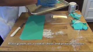 Paneling a Square Cake with Fondant