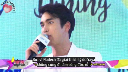 [vietsub] Nadech tiết lộ lý do Yaya không cùng đi làm công đức | 01.06.18