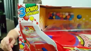 Dubble Bubble Skee Ball Gumball Machine with Lights and Sound Effects - Alecs Garage