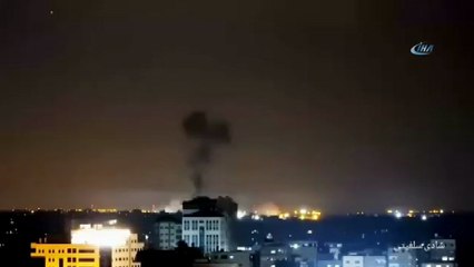 İsrail Gazze'ye saldırdı