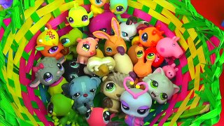 Littlest Pet Shop Collection 3 dancing and playing - f. Peppa Pig George Hello Kitty FUN ending