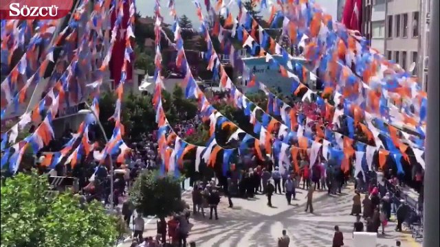 AKP mitingi yine boş kaldı