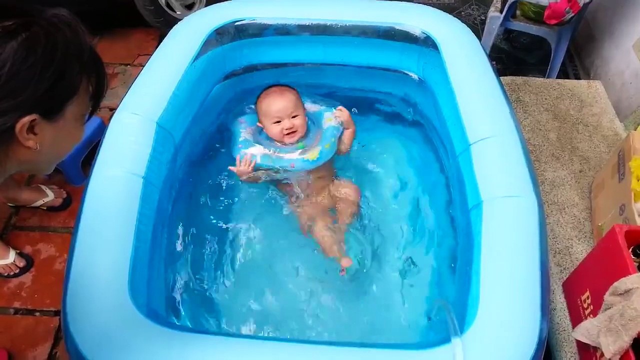 bae practice swimming