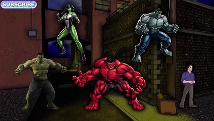 Finger Family HULK - Daddy Finger Song HULK - Nursery Rhymes for Children